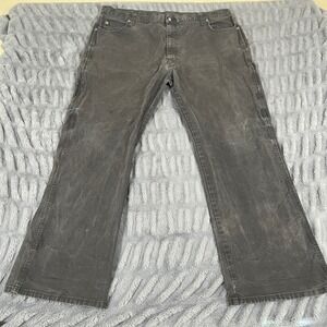 Genuine Dickies Mens Carpenter Pants Faded Black Workwear 42x32 EU1939RBK